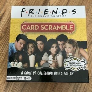 The television series F•R•I•E•N•D•S Card scramble Board Game